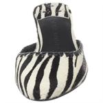 Sko zebra kalveskind med hår